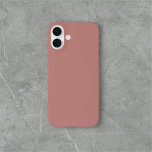 Coques iPhone 16 Plus Minimaliste Brown<br><div class="desc">Simple couleur marron.</div>