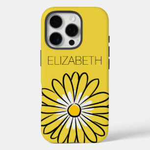 Coques iPhone 16 Pro Minimaliste Moderne Élégant Fleur de marguerite et