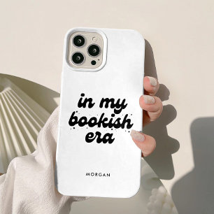 Coque Pour iPhone 15 Minimaliste Noir & Blanc Dans Mon Ère Littéraire