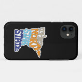 Coques Case-Mate iPhone Minnesota Nickname Word Art (Dos (Horizontal))