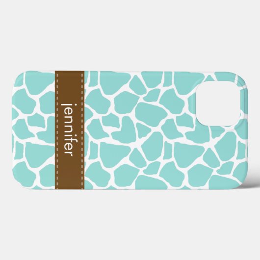 Coques Case-Mate iPhone Mint Giraffe Motif (Verso (horizontal))