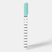 Coques Case-Mate iPhone Mint Green Black Stripes Motif moderne (Verso / Droite)