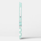 Coques Case-Mate iPhone Mint Green Damask (Verso / Gauche)