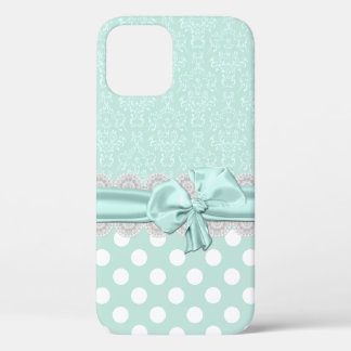 Case-Mate iPhone Case Mint Green Damask