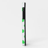 Coques Case-Mate iPhone Mint Green Polka Dots (Dos/Gauche)