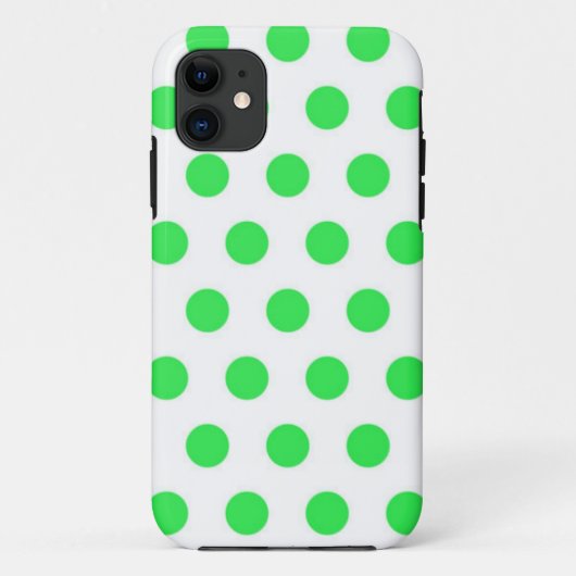 Coques Case-Mate iPhone Mint Green Polka Dots (Dos)