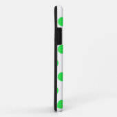 Coques Case-Mate iPhone Mint Green Polka Dots (Dos/Droite)
