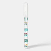 Coques Case-Mate iPhone Mint Orange Aqua Tan Retro Téléphone Bonjour (Verso / Gauche)