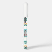 Coques Case-Mate iPhone Mint Orange Aqua Tan Retro Téléphone Bonjour (Verso / Droite)