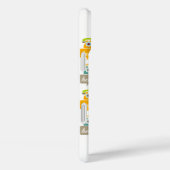 Coques Case-Mate iPhone Mint Orange Aqua Tan Retro Téléphone Bonjour (Verso / Droite)