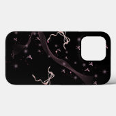 Coques Case-Mate iPhone Minuit Céleste Noir & Golden Helix Téléphone Case (Verso (horizontal))