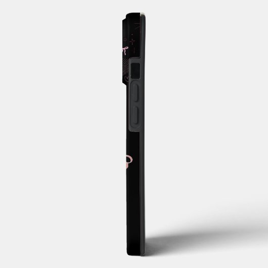 Coques Case-Mate iPhone Minuit Céleste Noir & Golden Helix Téléphone Case (Verso / Gauche)