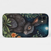 Coques Case-Mate iPhone Minuit Hare Phone Case (Dos (Horizontal))