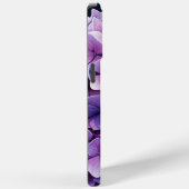Coques Case-Mate iPhone Minuit Jardin Violet Hydrangea Aquarelle (Verso / Droite)