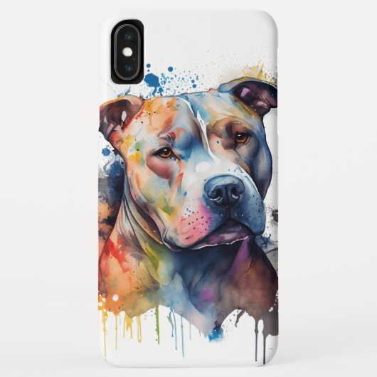 Coques Case-Mate iPhone Mirada tierna + corazón fuerte: pitbull (Dos)