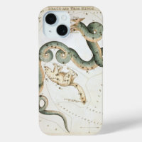 Miroir d'Urania, Carte céleste d'astronomie vintag