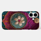 Coques Case-Mate iPhone Mirrorwork vertical et broderie (Verso (horizontal))