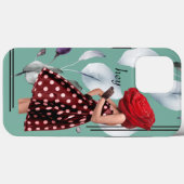 Coques Case-Mate iPhone Miss Rose Cool Collage Pop Art Floral Féminin (Verso (horizontal))
