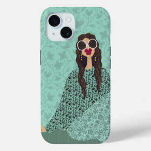 Coque Pour iPhone 15 Miss Simone Sunday Féminine Artwork Mode Art