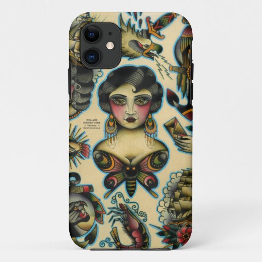Coques Case-Mate iPhone mite gitane de fille (Dos)