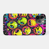 Coques Case-Mate iPhone Mix Neon Funky Emoji (Dos (Horizontal))