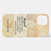 Coques Case-Mate iPhone Mizpah | Rose jaune personnalisé (Verso (horizontal))