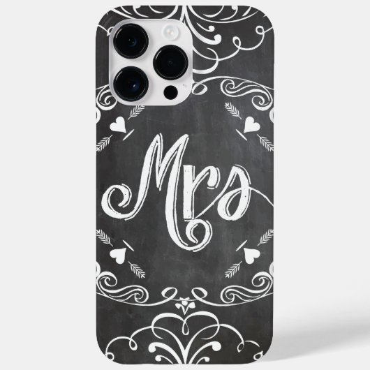 Coques Case-Mate iPhone Mme Chalkboard Retro Bistro Inspiré (Verso)