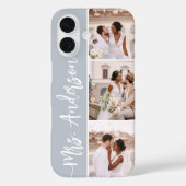 Coques Case-Mate iPhone Mme New Name Mariage Couples Photo Collage (Verso)
