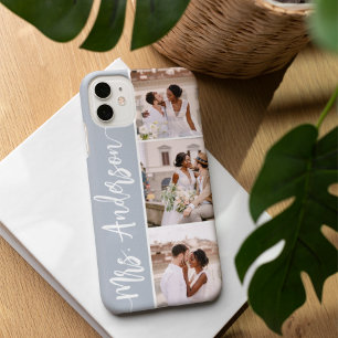 Coques iPhone 16 Mme New Name Mariage Couples Photo Collage