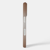 Coques Case-Mate iPhone Mocha Mousse Faux parties scintillant Monogramme (Verso / Droite)