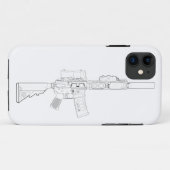 Coques Case-Mate iPhone Mod 0 de CQBR MK18 (Dos (Horizontal))
