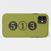 Coques Case-Mate iPhone Mod 513 cas de l'iPhone 5 d'indicatif régional (Dos (Horizontal))