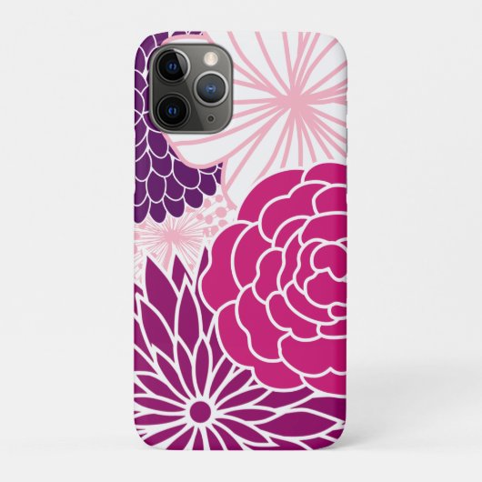 Coques Case-Mate iPhone Mod rose et pourpre floral (Dos)