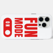 Coques Case-Mate iPhone mode fun activé (Verso (horizontal))