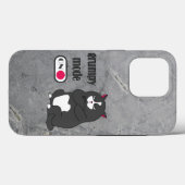Coques Case-Mate iPhone Mode grumeux sur drôle de gros chat (Verso (horizontal))