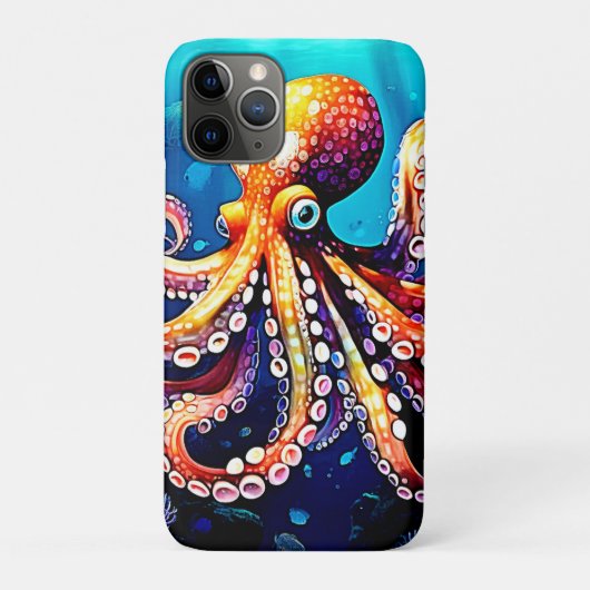 Coques Case-Mate iPhone Mode Octopus coloré (Dos)