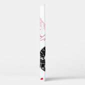 Coques Case-Mate iPhone Mode Paris, calligraphie motif Tour Eiffel. (Verso / Droite)