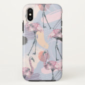 Coques Case-Mate iPhone Modèle Abstrait et Flamingo (Dos)