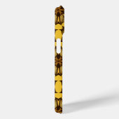 Coques Case-Mate iPhone Modèle Abstrait Jaune (Verso / Droite)