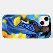 Coques Case-Mate iPhone Modèle bleu sirène illustration boîtier de télépho (Verso (horizontal))