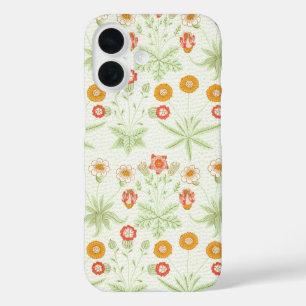 Coques iPhone 16 Modèle botanique vintage de marguerite de William