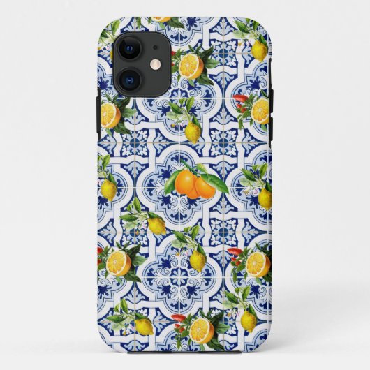 Coques Case-Mate iPhone Modèle citron sicilien (Dos)