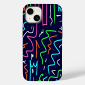 Coques Case-Mate iPhone Modèle d'âge spatial - Impression Abstraite (Verso)