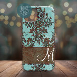 iPhone 16 Pro Case Modèle Damas vintage avec Monogramme<br><div class="desc">Un design floral et grinçant avec une surface pour votre première. Soyez un créateur de tendances avec cette couverture élégante et sophistiquée.</div>