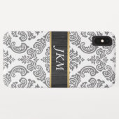 Coques Case-Mate iPhone Modèle Damask avec bois et finition or (Dos (Horizontal))