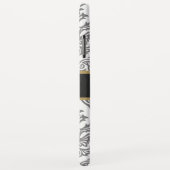 Coques Case-Mate iPhone Modèle Damask avec bois et finition or (Dos/Droite)