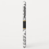 Coques Case-Mate iPhone Modèle Damask avec bois et finition or (Dos/Gauche)