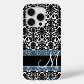 Coques Case-Mate iPhone Modèle Damask avec Monogramme (Verso)