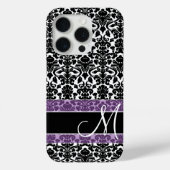 Coques Case-Mate iPhone Modèle Damask avec Monogramme (Verso)