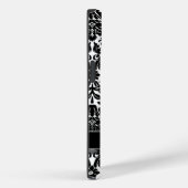 Coques Case-Mate iPhone Modèle Damask avec nom personnalisé (Verso / Droite)